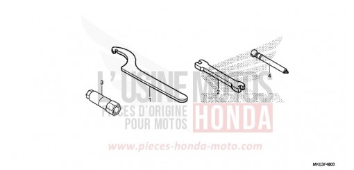 OUTILS CRF450RJ de 2018